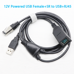 Cabo Divisor Personalizado de Alta Qualidade 8Pin 12V USB Fêmea para USB Macho + RJ45 Macho 1 para <span class=keywords><strong>2</strong></span> - Product Image 3