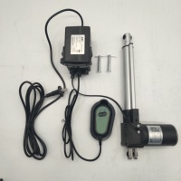 Boîtier de commande d'actionneur linéaire électrique 8000N avec moteur CC 24V, télécommande sans fil et contrôle CC 220V pour contrôleurs de moteur