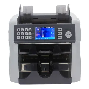 UNION 200A Note Counting Machine Mix Currency Value Counter 2 Pocket Dual Cis Bank Bill Counter Ronbon Money Counter Machine