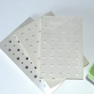 Panneau de plâtre perforé acoustique pour insonorisation des cloisons sèches en asie du sud-est
