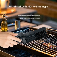 Brosse rotative sans fil rechargeable à angle réglable pour le nettoyage