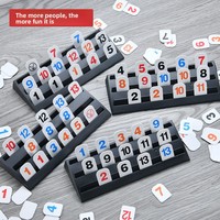Table de Mahjong Éducative Intelligente Numérique en Plastique, Jeu de Puzzle pour Enfants, Jouets Cartes Joker, Marque HJM, Utilisation Intérieure
