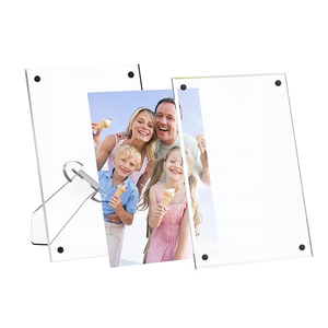 Cadre <span class=keywords><strong>Photo</strong></span> magnétique acrylique haute transparence avec support arrière cadre <span class=keywords><strong>Photo</strong></span> acrylique pour affichage d'image horizontal vertical - Product Image 5