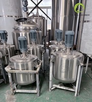 Cuve de mélange industrielle en acier inoxydable pour chocolat et confiserie avec chemise chauffante pour la transformation des bonbons, du cacao et du chocolat