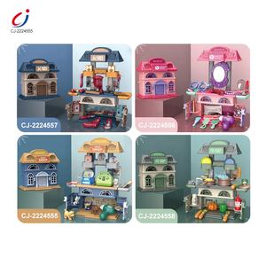 <span class=keywords><strong>Jouet</strong></span> de villa en plastique <span class=keywords><strong>pour</strong></span> enfants, 2 en 1, jeux <span class=keywords><strong>pour</strong></span> bébés, maison, faire semblant de entretenir les animaux de compagnie, diy, nouveau - Product Image 6