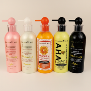 กลูต้า-<span class=keywords><strong>เมจิก</strong></span> แอซิด ไฮ คุณภาพสูง เอเอชเอ อาร์บูติน วิตามินซี กลีเซอรีน <span class=keywords><strong>โลชั่น</strong></span>บำรุงผิวกายเพื่อผิวขาวกระจ่างใสสำหรับผู้หญิง - Product Image 1