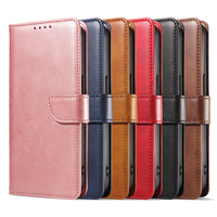 Casing HP Lipat Kulit PU untuk iPhone 14 Pro - Penutup Berdiri dengan 3 Slot Kartu, Penutup Magnetik & Pelindung Anti Benturan