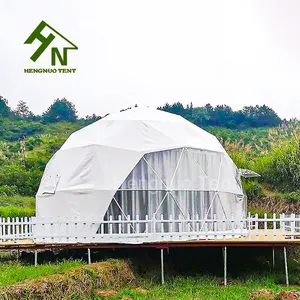 Four Season Luxury Glamping Tent Outdoor Hotel Dome Home Tent with Bathroom