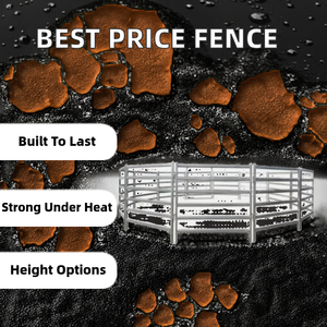 Paneles de <span class=keywords><strong>Corral</strong></span> para Caballos de Acero al Carbono con Revestimiento de PVC Ecológico, Galvanizados, de 6 pies de Altura, para Uso en Granjas y Casas - Product Image 5