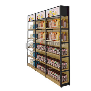 Estante de exhibición de madera y <span class=keywords><strong>metal</strong></span> para tienda de regalos, accesorio de punto de venta para tienda de regalos, estante de exhibición de comida para perros y bebés - Product Image 3