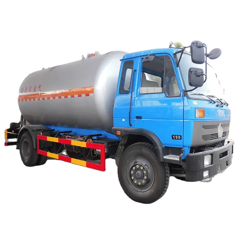 DONGFENG 4X2 6 Bánh Xe 15000L 15M3 Xi Lanh LPG Xe Tải Vận Chuyển Xe Bồn LPG Nhà Sản Xuất Vận Chuyển Khí LPG