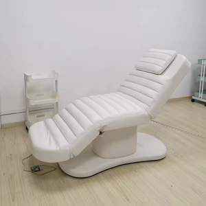 Modern Pink Beauty Bed for Spa Salon and Workshop Synthetic Leather Facial Massage Table - Product Image 6