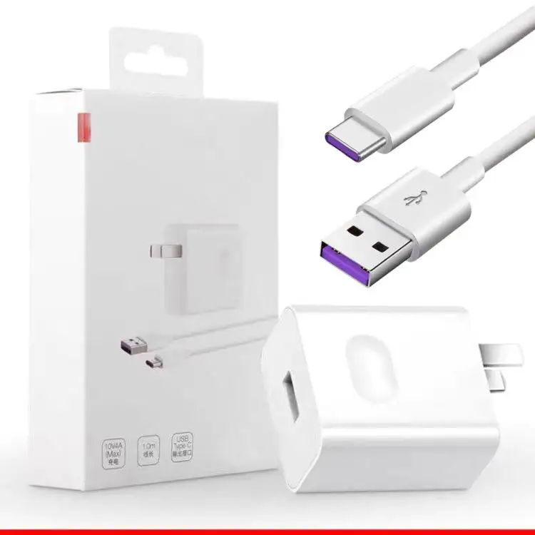 OEM original quality 40W USB super fast charging with 5A USB fast charging cable kit for Huawei mate 40 pro max travel charger