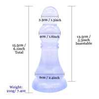 Dildo anal perlé long en forme de sucette, plug anal, jouet sexuel pour femmes/hommes/LGBT