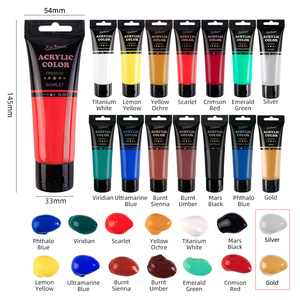 <span class=keywords><strong>Peinture</strong></span> <span class=keywords><strong>acrylique</strong></span> Xin Bowen, nouvelle, 75 ml, 14 couleurs, <span class=keywords><strong>peinture</strong></span> de haute qualité, grande capacité, ensemble de <span class=keywords><strong>peinture</strong></span> <span class=keywords><strong>acrylique</strong></span> - Product Image 3