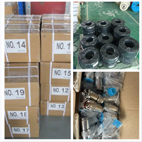 Cable coaxial RF de ensamblaje con conector SMA macho de 50 ohmios a SO239 UHF hembra de montaje en panel, cable pigtail RF RG174