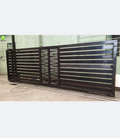 Porte coulissante en aluminium - Gamme Laser Deco Porte coulissante intelligente -mjyt Gate Company