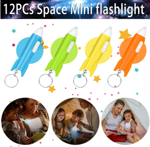 Bracelets de fête d'anniversaire sur le thème de l'espace, bracelets à claquer, anneaux d'astronaute, porte-clés lumineux, tampons, autocollants de <span class=keywords><strong>tatouage</strong></span>, jouets, cadeaux, fournitures - Product Image 5