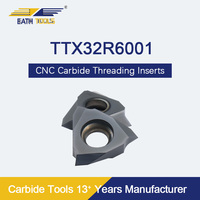 Alibaba Fournisseur CNC Outils Suisse Type Tour Outil Cutter Carbure Cémenté Tournant Inserts De Coupe TTX Carbure Filetage Inserts