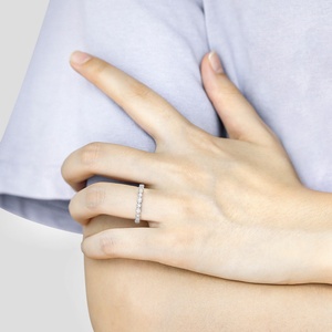 Anillo de Mujer Moderno Sun Star, Plata de Ley 925 Chapada en Oro con Circonita Cúbica para Fiesta de Bodas, Certificado CMA - Product Image 6