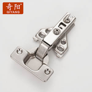 Qiyang 2D гидравлические стальные односторонние надвижные петли, мягкие, закрытые, для кухонных шкафов, шкафов, дверей, гостиной, столовой - Product Image 2