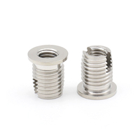 Type 302H Thread Repair Insert Stainless Steel 304 Plain One Slot Flange Self Tapping Thread Insert