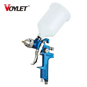 Pistolet à peinture Voylet H827 HVLP 1.4MM buse pulvérisateur de peinture avec tasse 600CC pour la décoration voiture réparation pistolet à Air