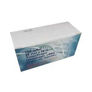 Caja de embalaje de testosterona con etiquetas, CMYK, buen precio