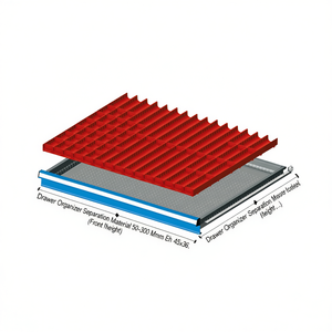 วัสดุกั้นลิ้นชักแฟมิ ความสูงด้านหน้า 50-300 มม. เอช 45X36 - Product Image 3