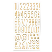Autocollants en lettres 3D décoratifs de haute qualité, dorés, à effet bulle, estampage à chaud, autocollants en métal auto-adhésifs, alphabet en relief pour enfants