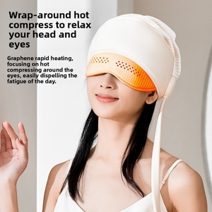 Casco de Masaje Eléctrico de Alta Gama con Airbag, Envolvente, con Calefacción Automática, para Uso Doméstico, Integrado para Cabeza y Ojos - Product Image 4
