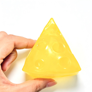 CHENXI Nuevo Juguete Personalizable de Silicona TPE con Purpurina, Bola de Manzana Helada, Queso Blandito, Mango Crujiente, Antiestrés, Unisex, 14 Años - Product Image 5