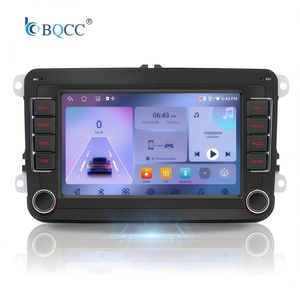 Monitor Estéreo BQCC de <span class=keywords><strong>7</strong></span>" 2 Din con CarPlay Inalámbrico, Wifi, Android y Navegación GPS para Volkswagen/VW/Polo/Passat/SEAT/Toledo/Golf - Product Image 1