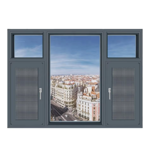Fuson Top vendite doppio vetro porte a battente in alluminio per la casa porte a battente e porte francesi con Standard Ce - Product Image 5