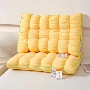 Almohada de Soporte Cervical de Fibra de Poliéster Esponjosa de Alta Elasticidad, Promueve el Sueño, Forma Rectangular, para Uso en Cama - Product Image 2