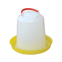 Jiechen Bouilloire en plastique entièrement automatique Équipement d'eau potable pour poulet Baril de volaille Éleveur Abreuvoirs pour animaux Souffler