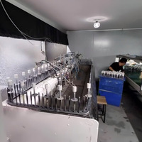 Petit équipement de peinture automatique pour boîtiers de capteurs industriels, ligne de pulvérisation personnalisée pour le processus de fabrication de dispositifs de capteurs