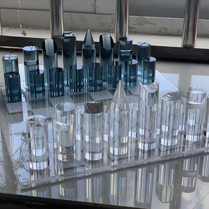 Bàn Cờ Acrylic Sang Trọng Bàn Cờ Lucite Hiện Đại Bộ Trò Chơi Cờ Vua Bộ Bàn Cờ Acrylic Cho Gia Đình - Product Image 3