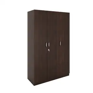 Meubles en bois modernes de haute qualité pour chambre salon armoire moderne contemporaine placard 3 portes armoire sans miroir