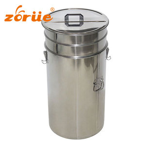 304ss hoặc 201ss thiết bị nghề nuôi ong thép không gỉ mật ong lưu trữ xô mật ong bể lọc với lọc - Product Image 2