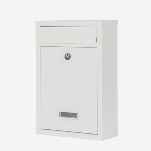 Hot Sale Metal Wall Mounted White Color Mailbox Small Mini Mailbox <strong>Postbox</strong> Letter Box for <strong>Home</strong> - Product Image 6