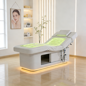 Meubles de salon, <span class=keywords><strong>lit</strong></span> de spa facial électrique à 2 moteurs, chauffage, physiothérapie, <span class=keywords><strong>lit</strong></span> de <span class=keywords><strong>massage</strong></span> à l'<span class=keywords><strong>eau</strong></span> moderne avec lumières - Product Image 1
