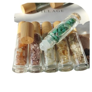 治疗灵气威卡脉轮石砾石滚球许愿瓶宝石芯片水晶精油瓶礼品 - Product Image 6