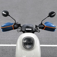 Pelindung Tangan Musim Dingin Berlapis Bulu Domba Anti Angin untuk Setang Sepeda Motor Tahan Air