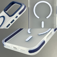 Vente en gros de coques magnétiques en carton ondulé, coque magnétique personnalisée avec logo, ODM OEM, translucide mat pour iPhone 18 17 16 15 14 13 Pro Max