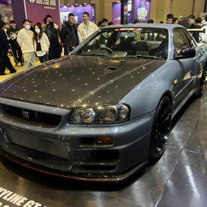 ฝากระโปรงคาร์บอนไฟเบอร์มีช่องระบายอากาศสำหรับ Nissan Skyline R34 GTR - Product Image 2