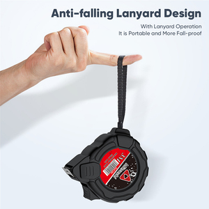 Fyseus Metro a Nastro Personalizzato Tascabile da 3 Piedi con Portachiavi - Pollici e <span class=keywords><strong>Centimetri</strong></span> - Metro a Nastro Retrattile da <span class=keywords><strong>1</strong></span> m - Product Image 2