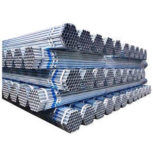 Tubería de Acero Galvanizado por Inmersión en Caliente, Tubería GI Schedule 40, Tubo Redondo de Acero Recubierto de Zinc para Agua y Gas en Construcción - Product Image 2