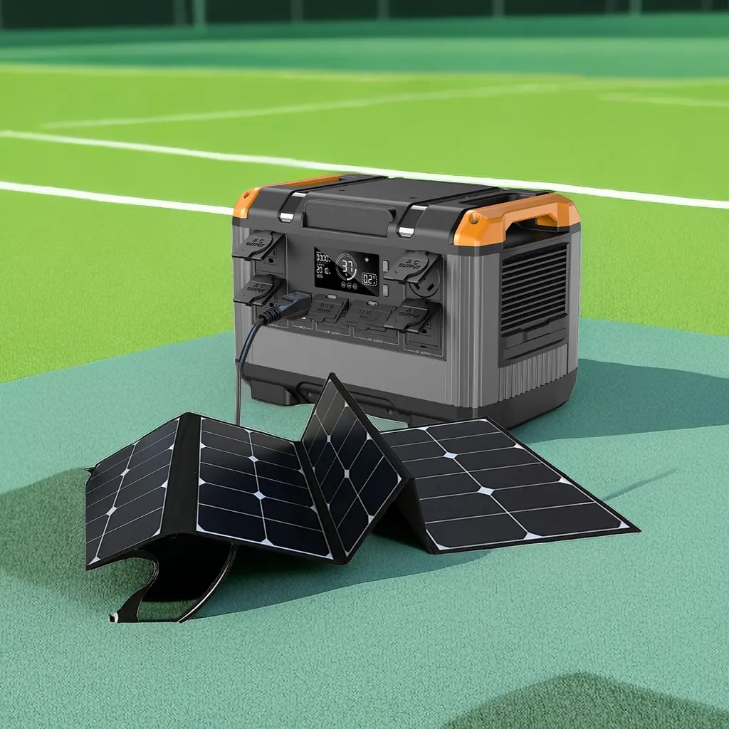 2000W solare con pannelli per auto elettriche generatore di centrale elettrica portatile 3Kwh