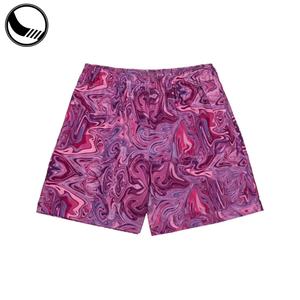 Shorts de sport décontractés à séchage rapide et respirants, 92% polyester, 8% élasthanne, impression numérique, shorts de course pour hommes - Product Image 4